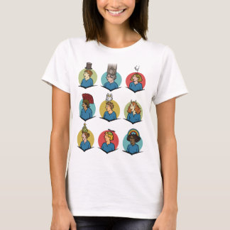 Amasong funnies girly geformtes T-Stück T-Shirt