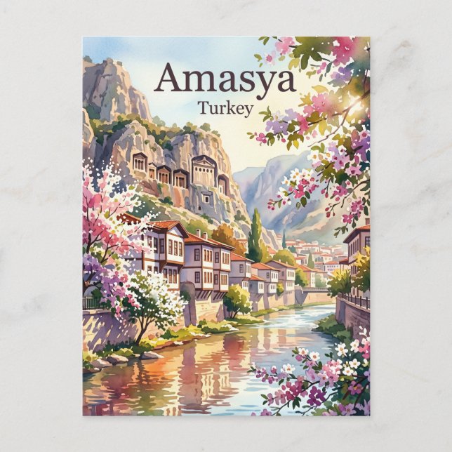 Amasya Türkei Postkarte (Vorderseite)