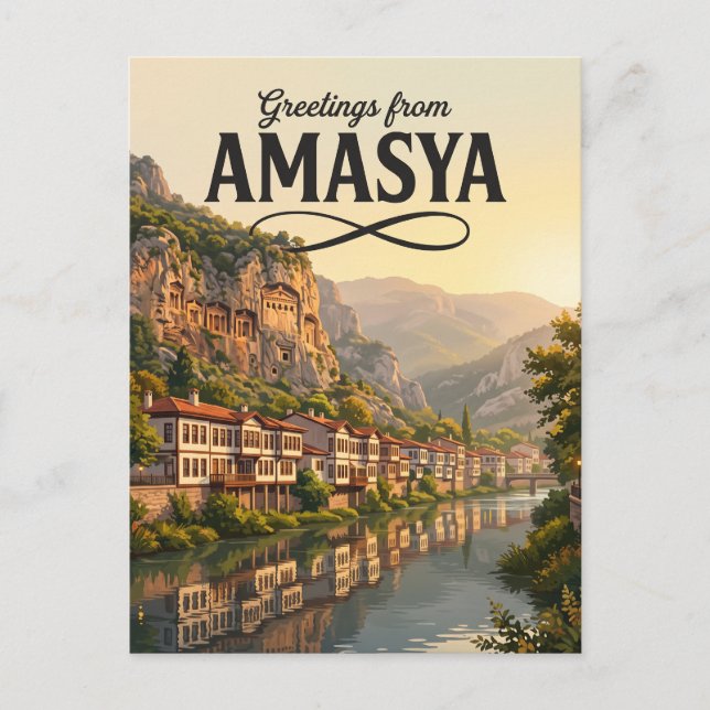 Amasya Türkei Postkarte (Vorderseite)