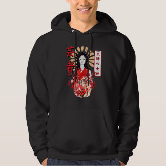 Amaterasu Omikami Cherry Blossom Sun Goddess Hoodie