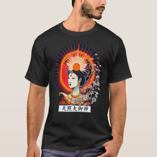 Amaterasu Omikami japanische Sonnengöttin Mytholog T-Shirt
