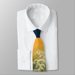 AMATERASU, SUN GODESS, Gelb-Grün-Schwarz Krawatte