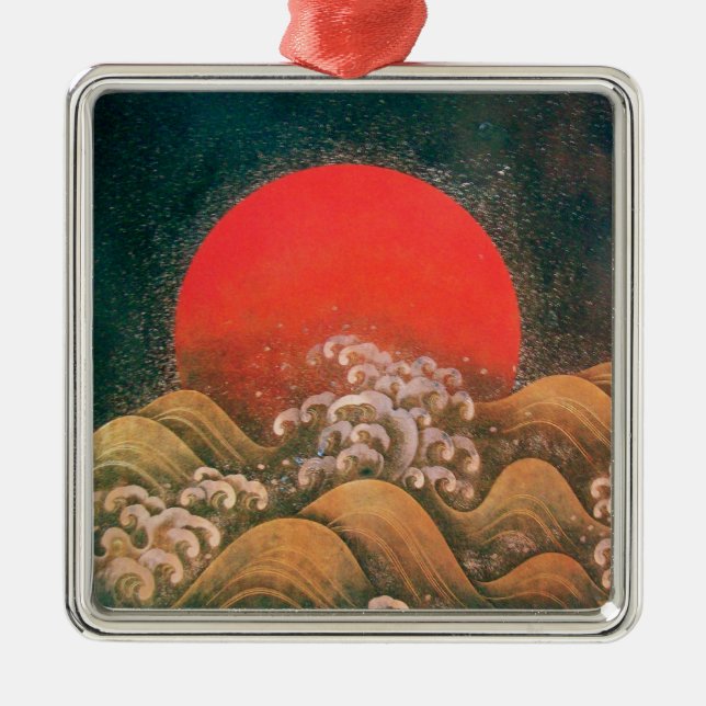 AMATERASU, SUN GODESS Herz Ornament Aus Metall (Vorne)