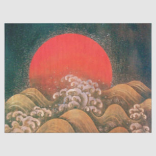 AMATERASU, SUN GODESS Red Black Brown Seidenpapier