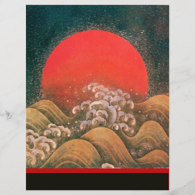 AMATERASU , SUN GODESS , rot schwarz braun (Vorderseite)