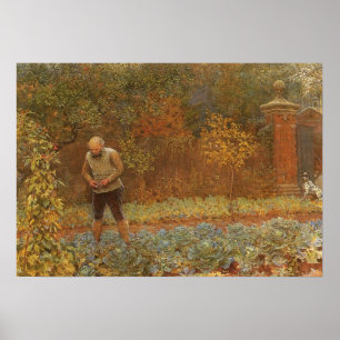 Amateur (Coachman & Cabbages) von Frederick Walker Poster