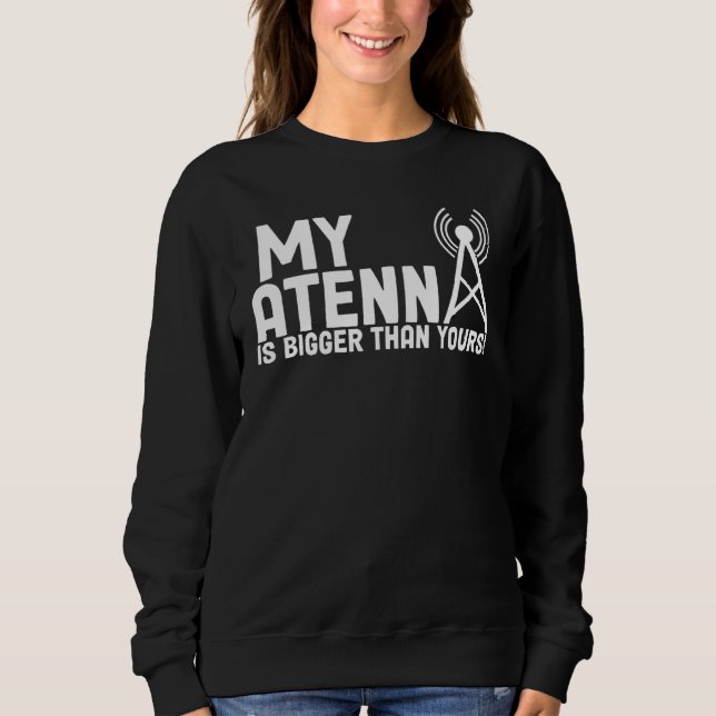 Amateur-Ham-Radio-Morse-Code-Lernen Sweatshirt (Vorderseite)
