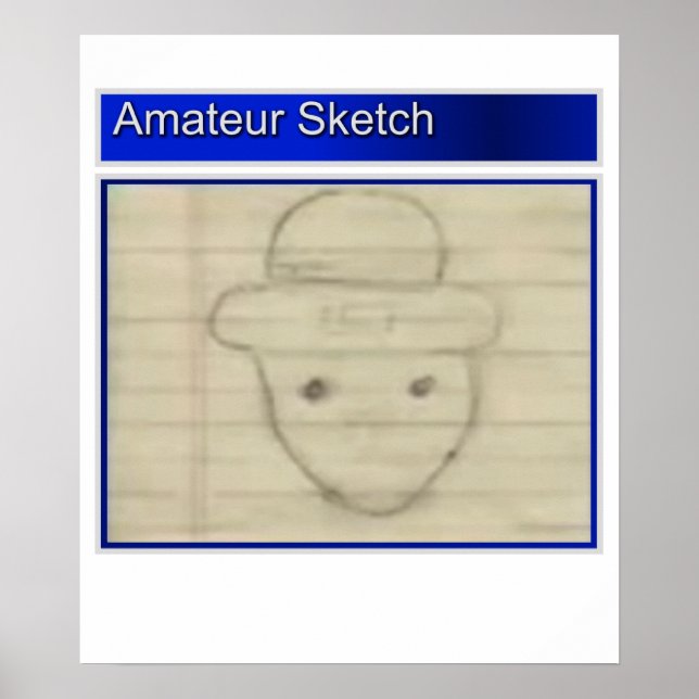 Amateur Leprechaun Sketch Poster (Vorne)