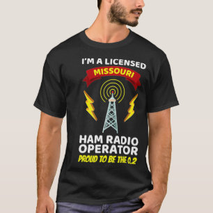 Amateur-Radio-Betreiber Funny Ham Radio Missouri T-Shirt