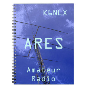 Amateur-Radio-Call-Sign-ARES Notizblock