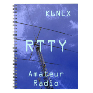 Amateur Radio Call Sign RTTY Notizblock