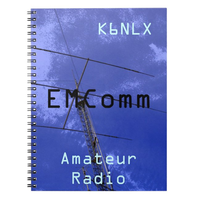 Amateur Radio Call Signature EMComm Notizblock (Vorderseite)