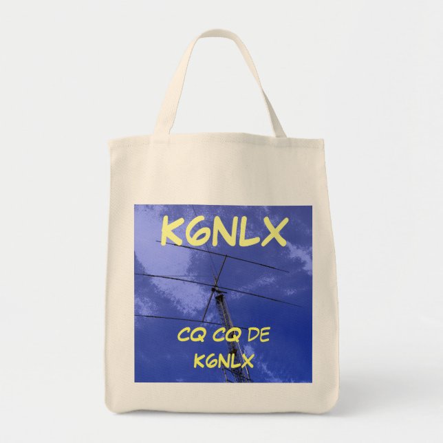Amateur-Radio CQ Callsign Tasche (Vorne)