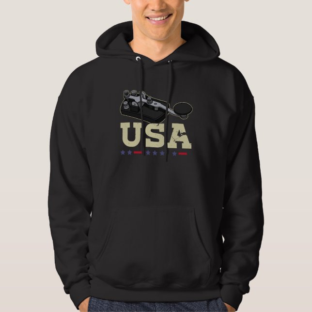 Amateur Radio Finder Morse Hobby 1 Hoodie (Vorderseite)