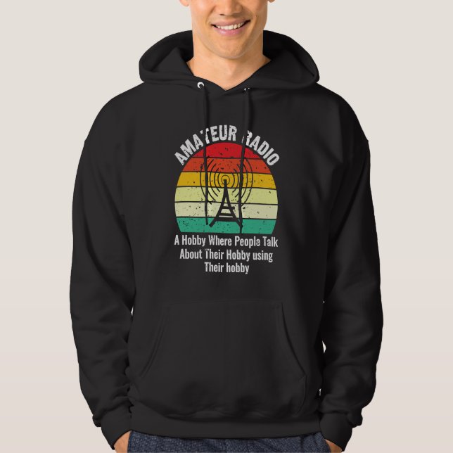 Amateur Radio  Ham Radio Operator Definition Hoodie (Vorderseite)