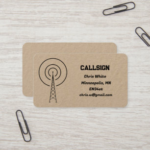 Amateur Radio Kraft Visitenkarte