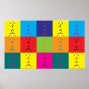 Amateur Radio Pop Art Poster