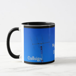Amateur-Radio QTH und Callsign-Tasse Tasse
