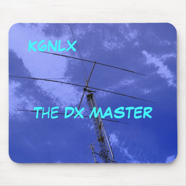 Amateur-Radio-Rufzeichen DX Mousepad (Vorne)