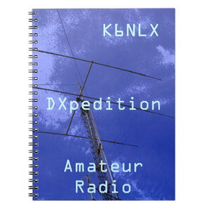 Amateur-Radio-Rufzeichen DXpedition Notizblock