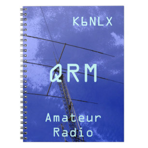 Amateur-Radio-Rufzeichen QRM Notizblock