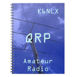 Amateur-Radio-Rufzeichen QRP Notizblock