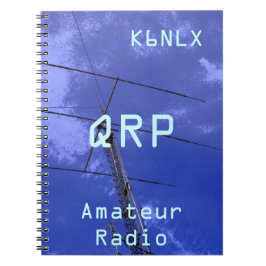Amateur-Radio-Rufzeichen QRP Notizblock