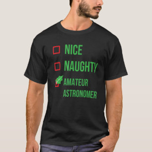 Amateurastronomin Funny Pajama Weihnachten T-Shirt