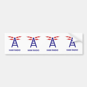 Amateurfunk-Aufkleber Autoaufkleber