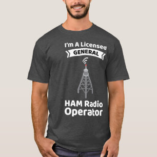 Amateurfunk-Betreiber Funny Ham Radio General T-Shirt