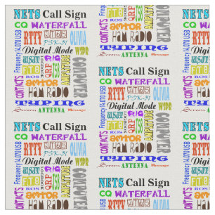 Amateurfunk-Digital-Modus-Wort-Collagen-Gewebe Stoff
