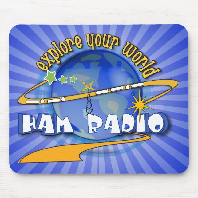 AMATEURFUNK - ERFORSCHEN SIE IHRE WELT MOUSEPAD (Vorne)