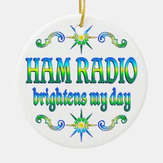 Amateurfunk erhellt keramikornament