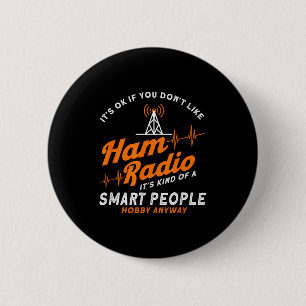 Amateurfunk Smart People Hobby Jedenfalls Amateurf Button