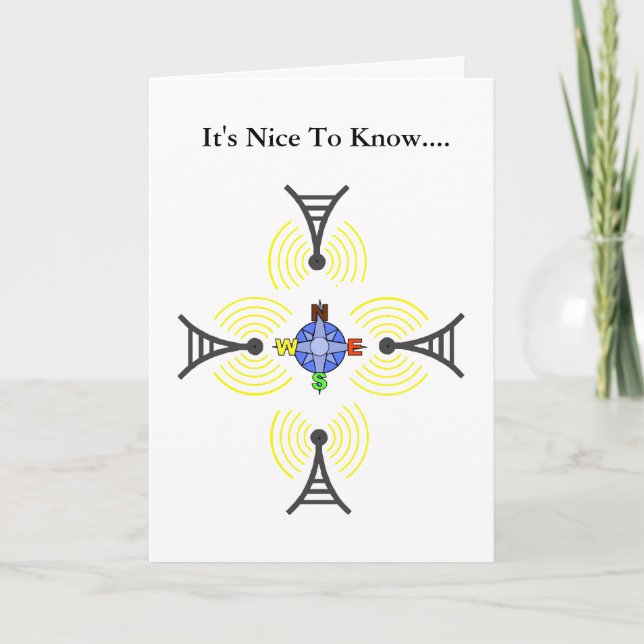 Amateurfunk-Weltkommunikations-u. Karte (Vorderseite)