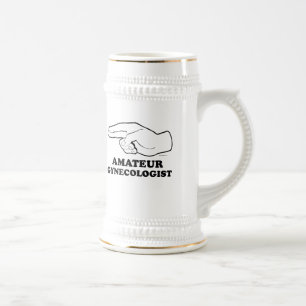AMATEURgynäkologe T - Shirt Bierglas