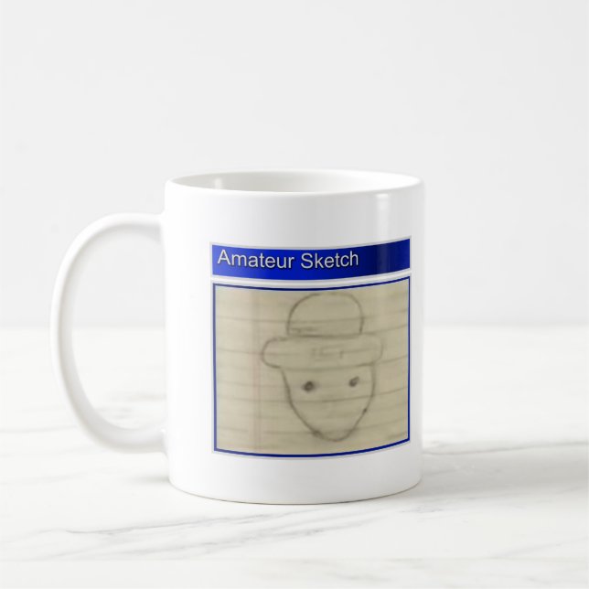 Amateurkobold-Skizze Kaffeetasse (Links)