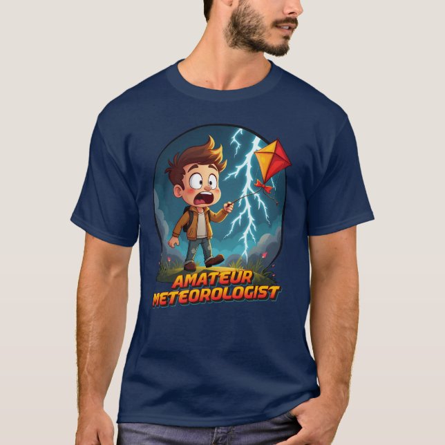 Amateurmeteorologe T-Shirt (Vorderseite)