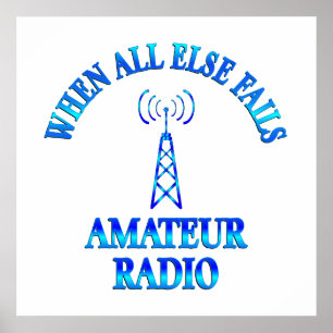 Amateurradio-Hilfen Poster