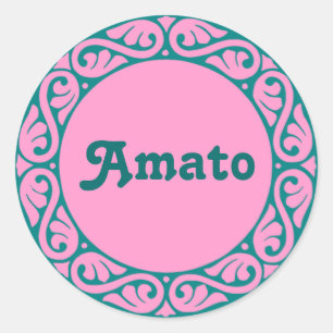 Amato-italienische Aufkleber