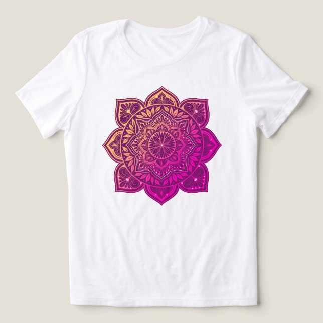 Amaya Mandala Tri-Blend Shirt (Design Vorderseite)