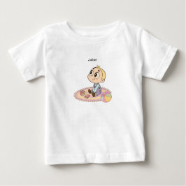 Amazed Boy Illustration Baby T-shirt