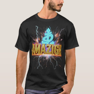 AMAZIGH 3D Thunder – Amazigh Stolz und Erbe T-Shir T-Shirt