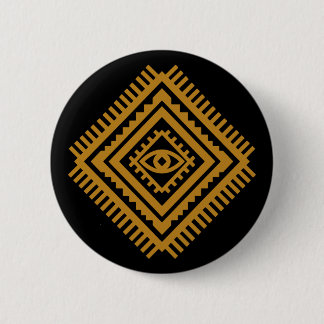 Amazigh Atlas Schützender Diamant — Berber-Stammes Button