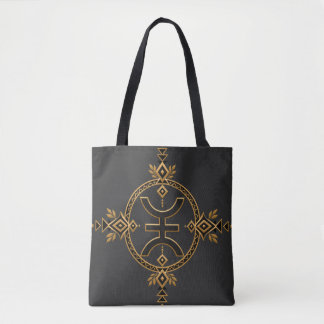 Amazigh Berber-Erbe Geometrisches Symbol Schwarz u