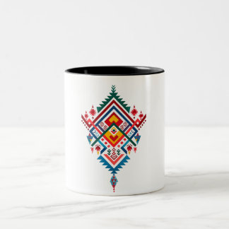 Amazigh-Erbe-Tasse - Traditionelle marokkanische B Zweifarbige Tasse