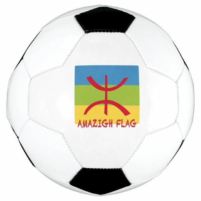 Amazigh Fahne - berberber flagge Drapeau Amazigh Fußball (Vorderseite)