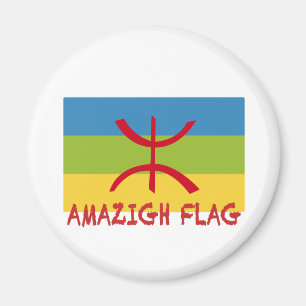 Amazigh Fahne - berberber flagge Drapeau Amazigh Magnet
