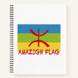 Amazigh Fahne - berberber flagge Drapeau Amazigh Notizbuch