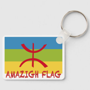 Amazigh Fahne - berberber flagge Drapeau Amazigh Schlüsselanhänger